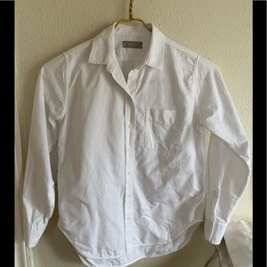 Everlane Silky Cotton Relaxted Shirt White